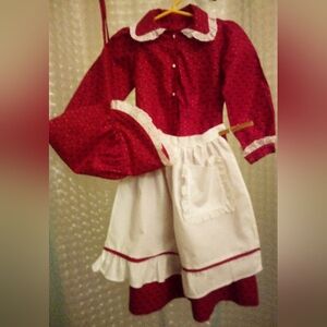 Childs Prairie Dress Bonnet Skirt Outfit Handmade Size 3/4?